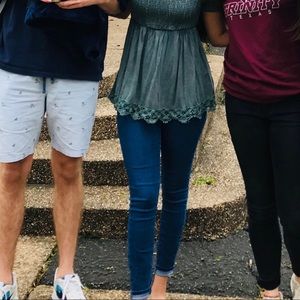 Dark Wash High waisted jeans